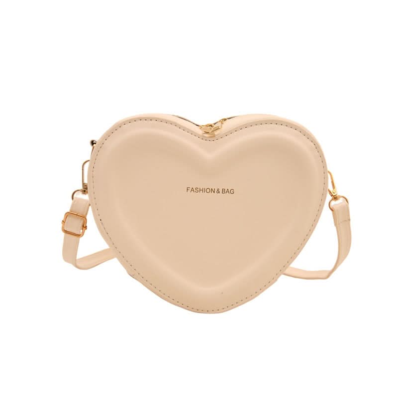 Trendy Heart-Shaped PU Shoulder Bag for Women