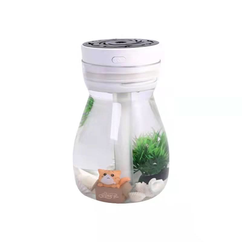 USB Aromatherapy Humidifier with Colorful LED Lights – Desktop Air Purifier