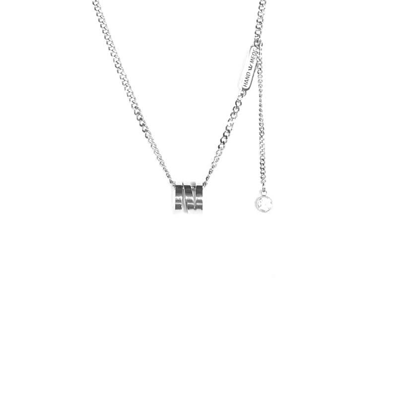 Slim Waist Ring Pendant Necklace – Unisex Fashion Jewelry