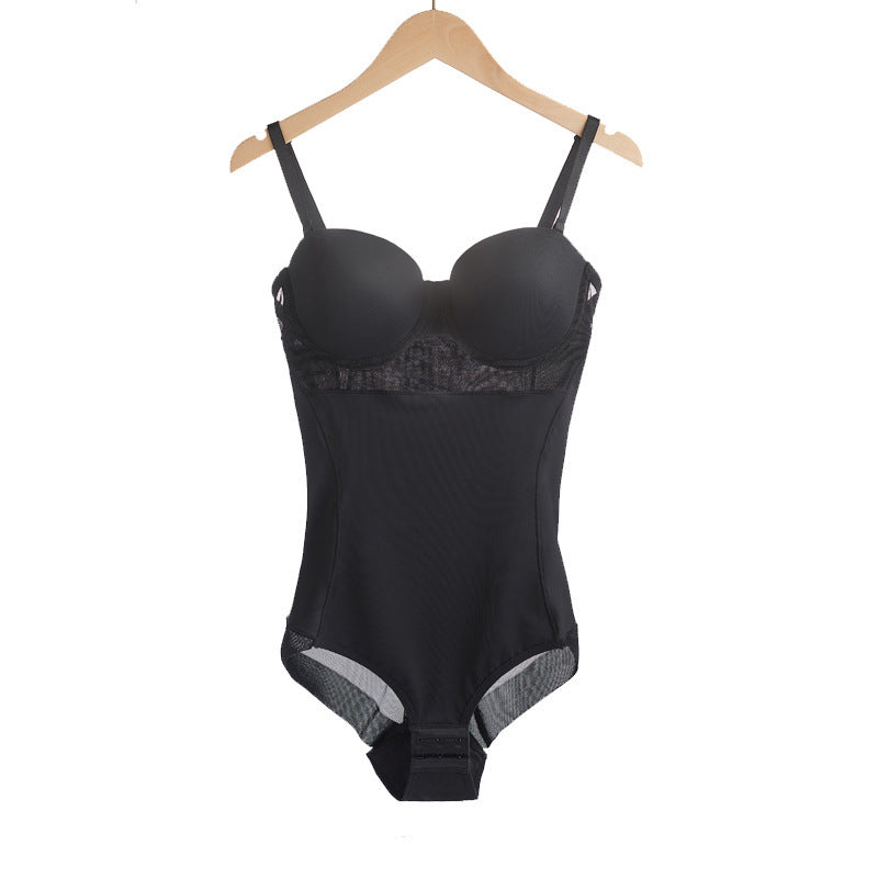 Spring and Summer Thin Suspender One-Piece Shapewear Corset Tummy Control Bra Shaping Body Underwear for Women