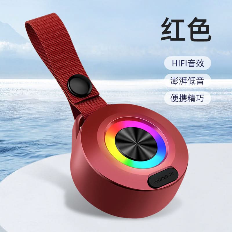 Portable Bluetooth Speaker with RGB Lights