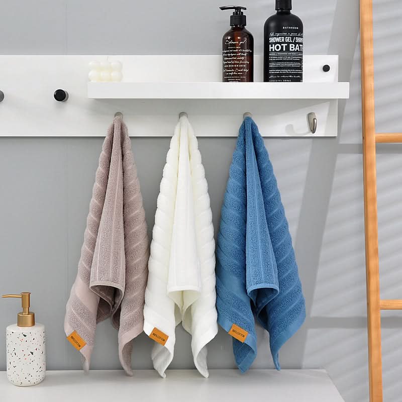 Pure Cotton Hand Bath Towel - 34x75cm, 32-Strand High-Quality