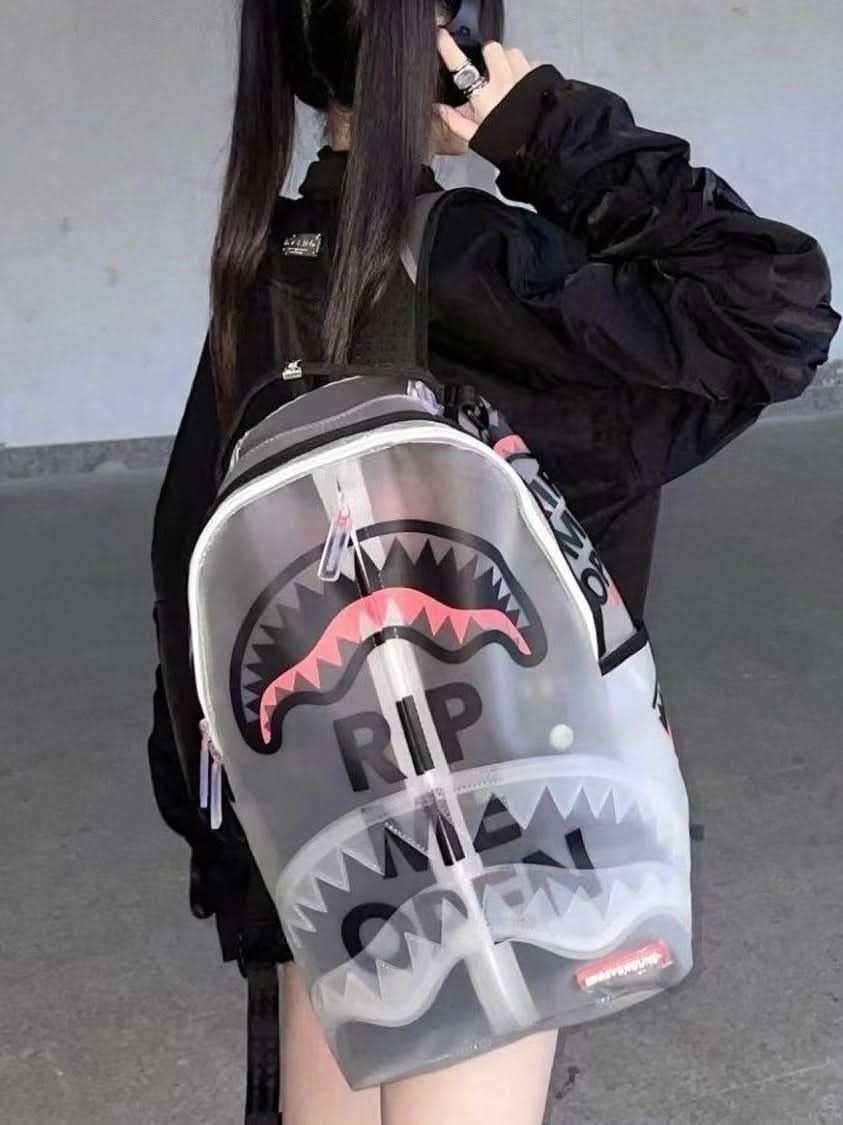 Shark Backpack - Trendy Large-Capacity Spoof Schoolbag
