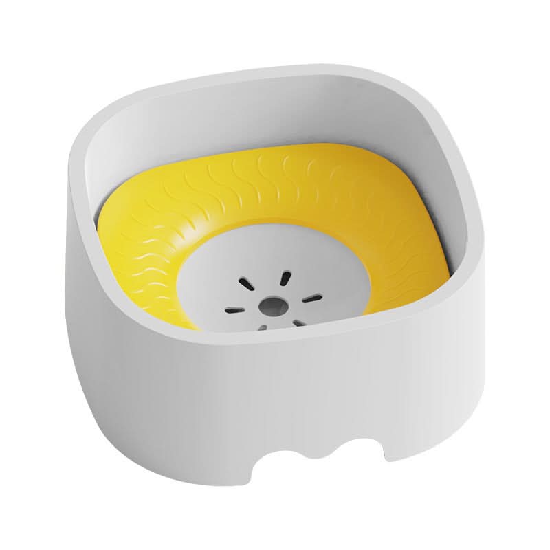 Splash-Proof Pet Water Bowl – Floating Design, 1000ml Capacity for Dogs & Cats