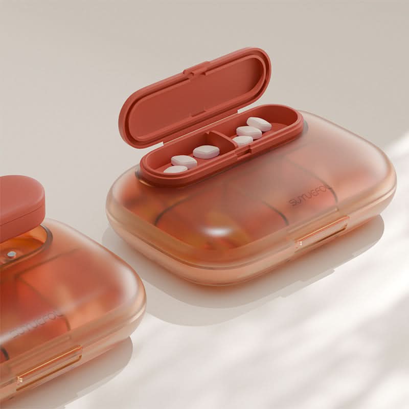 Portable small medicine box three meals a day sealed medicine storage box carry pills medicine packing box