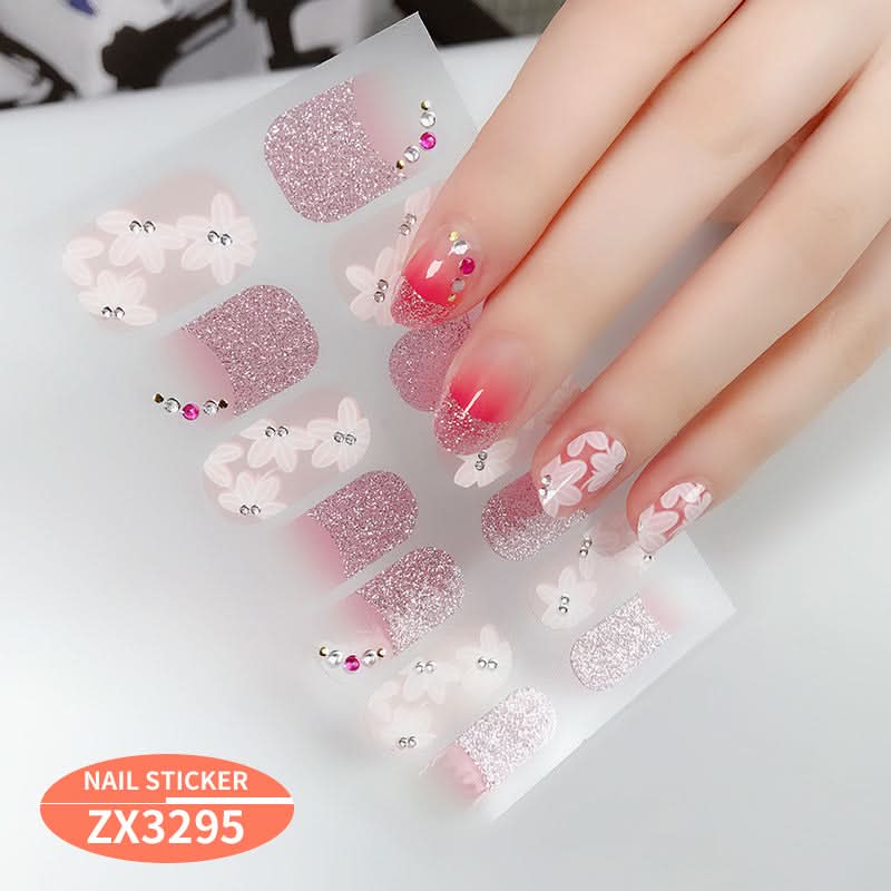 3D Star Diamond Nail Stickers Set