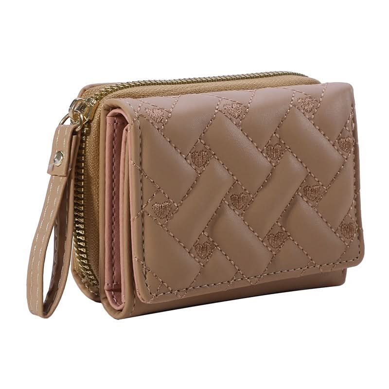Stylish Embroidered Love Coin Purse