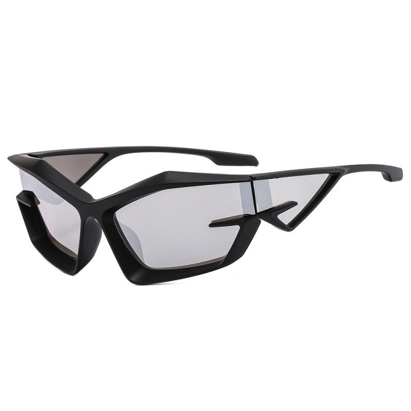 [Metro Spider] Tech Geometric Sunglasses