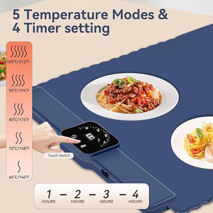 Flexible Folding Silicone Vegetable Heating Board