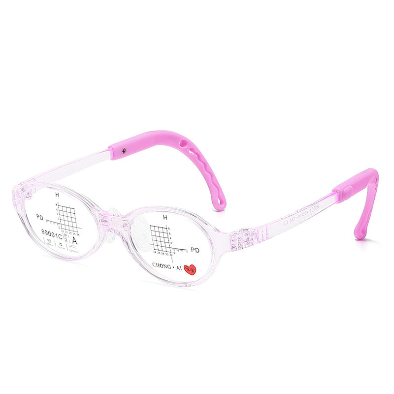 Toddler Glasses Frame for Ages 1–3 – Flexible Silicone Eyewear with Adjustable Temples