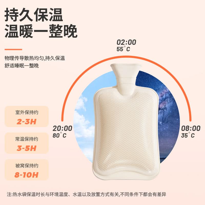 Cartoon Plush Rubber Hot Water Bottle