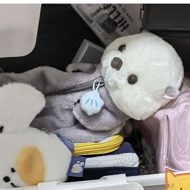 Cute Plush Animal Pencil Case for Kids