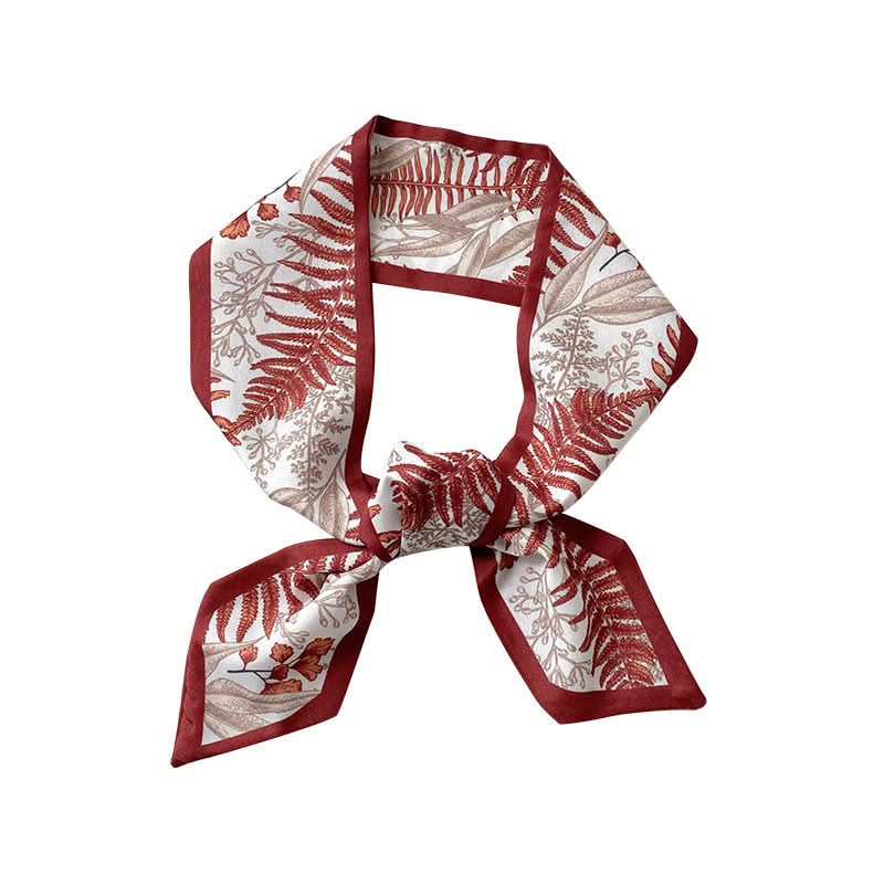 Silk Scarf Ribbon Ponytail Bow - Letter Headband Accessory (Set of 2pcs.)