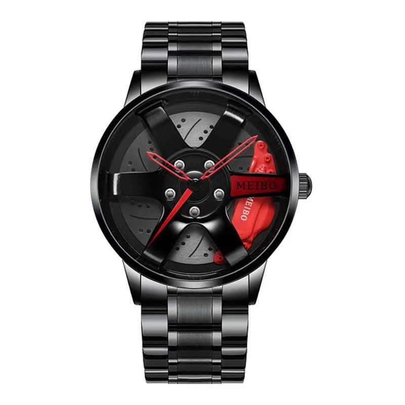 Men's Fashion Quartz Watch, Steel Strap, 40mm Dial