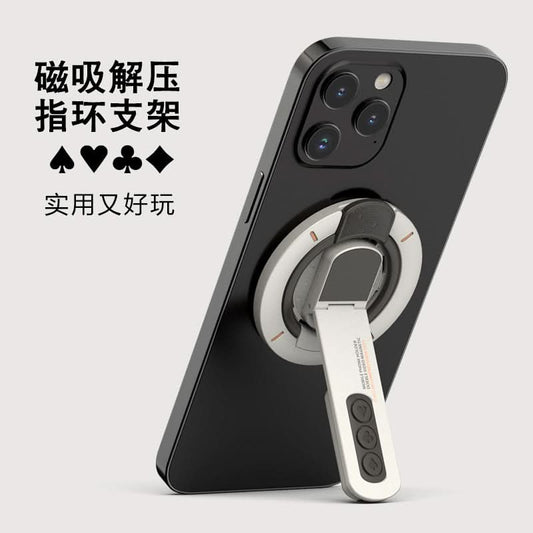 360° Magnetic Rotating Phone Holder – Double-Sided Desktop Stand