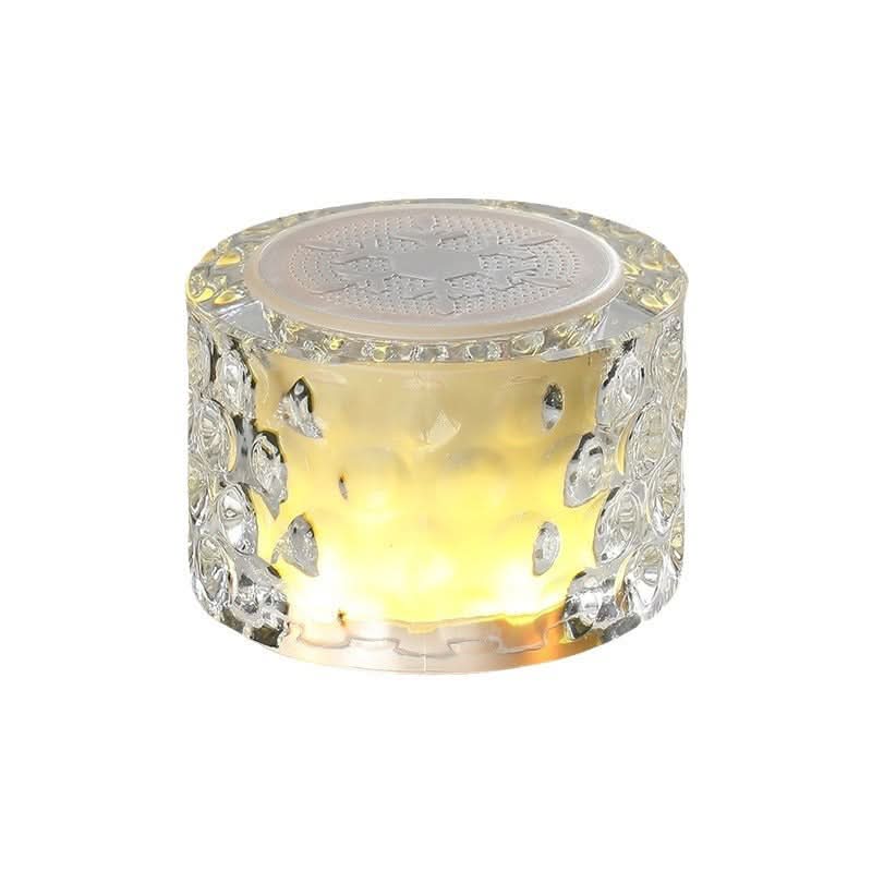 Crystal LED Bluetooth Speaker – Wireless Portable Subwoofer with Colorful Lights