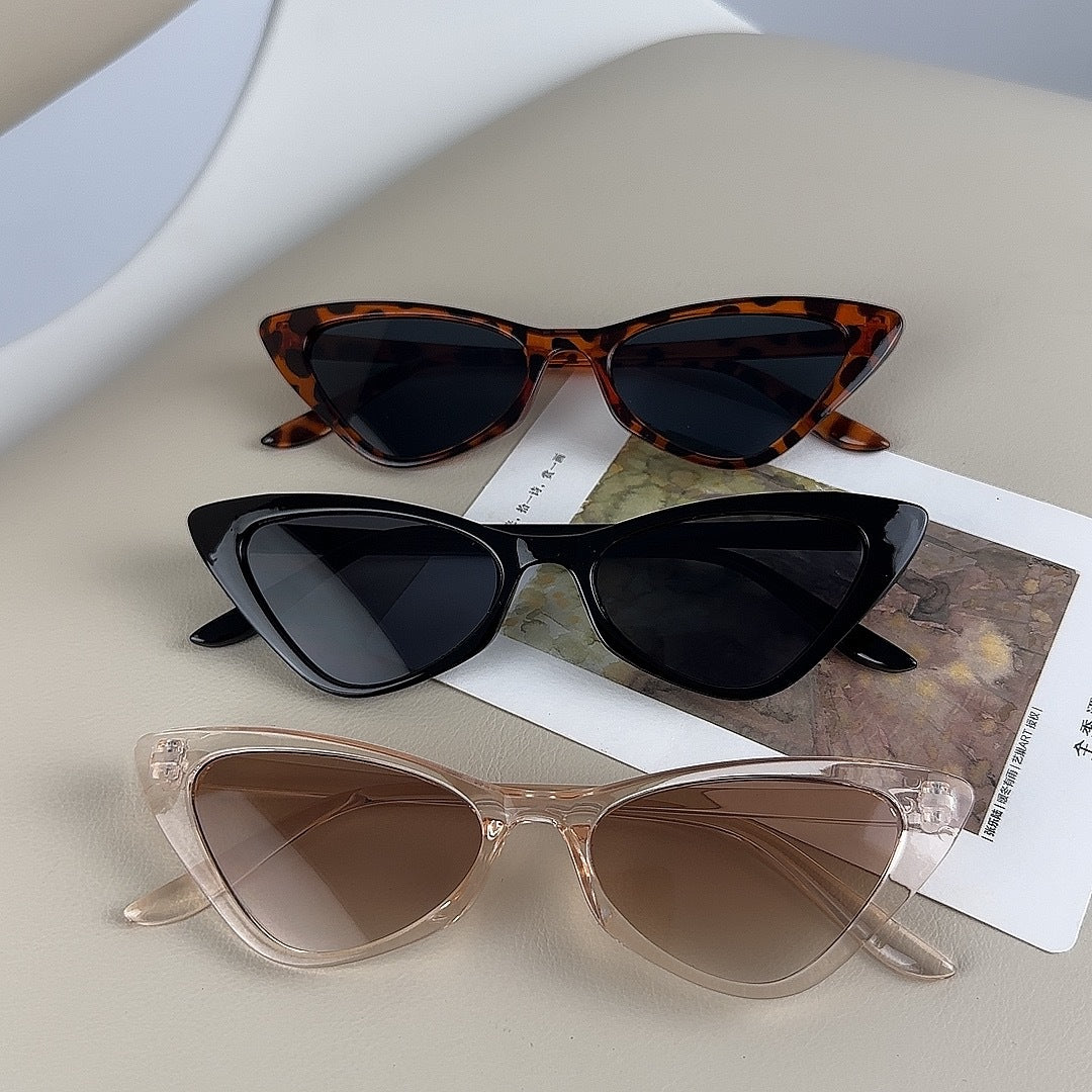 Retro Cat Eye Sunglasses for Women – UV400 Full Frame Fashion Shades