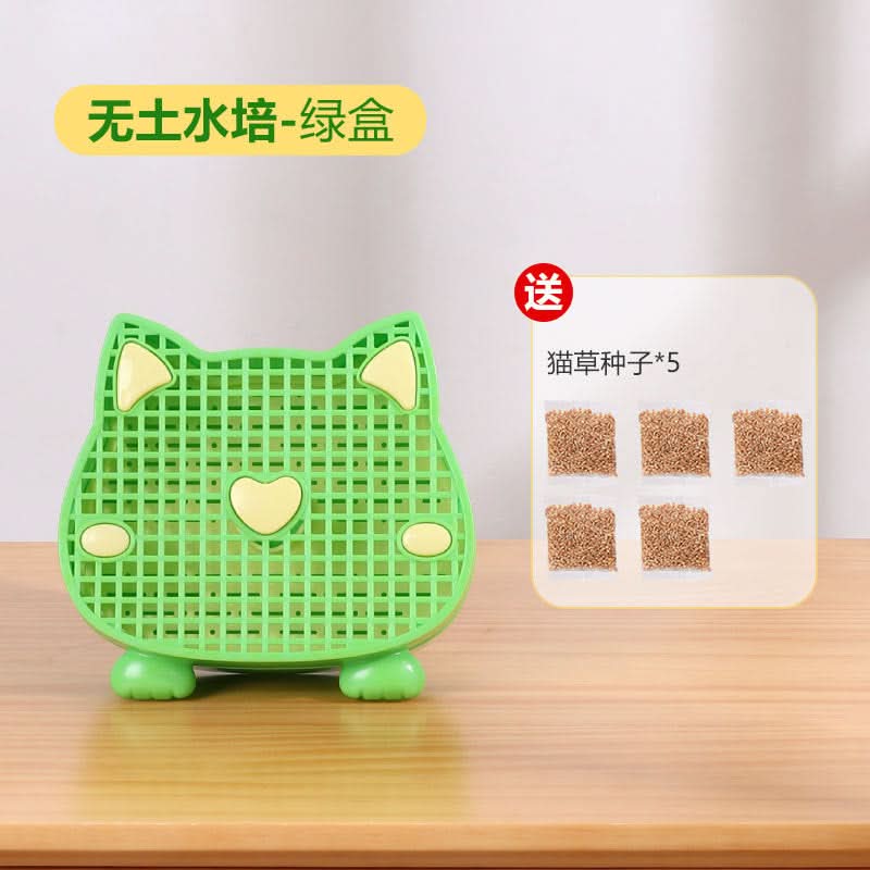 Cat Grass Growing Kit with Bowls