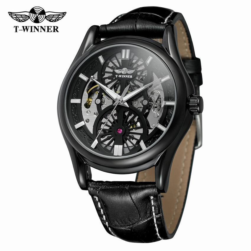 Winner Automatic Mechanical Watch for Men – Stainless Steel Business Timepiece
