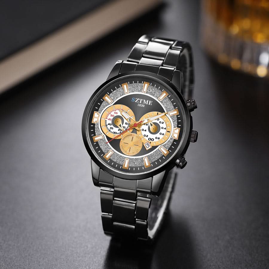 Men's Luminous Calendar Quartz Business Watch