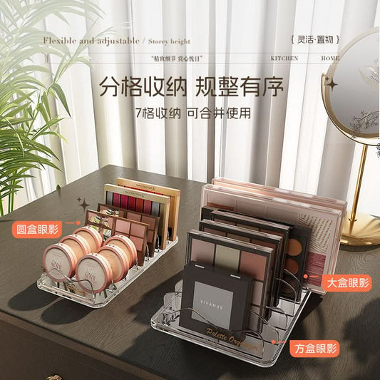 Clear Acrylic Eyeshadow & Makeup Organizer (Set of 2)