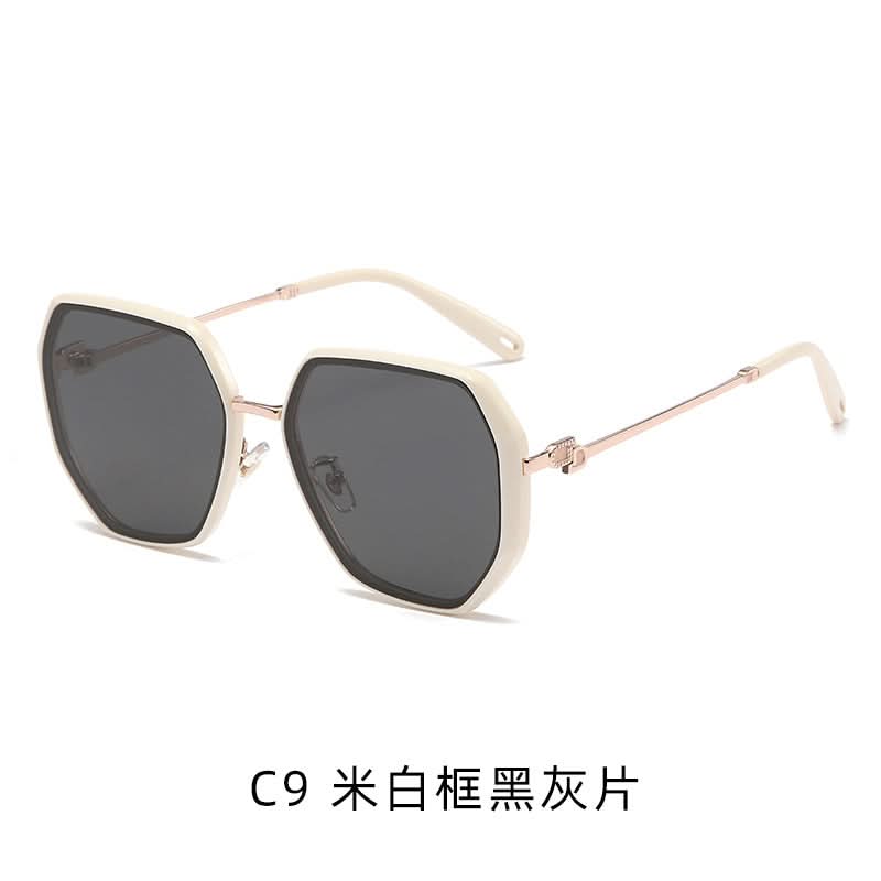 Premium Polarized Sunglasses for Women – Trendy Irregular Frame UV Protection