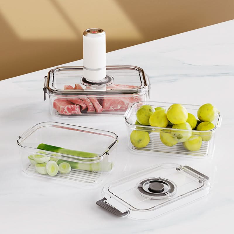 Vacuum-Sealed Food Storage Container – Microwave-Safe