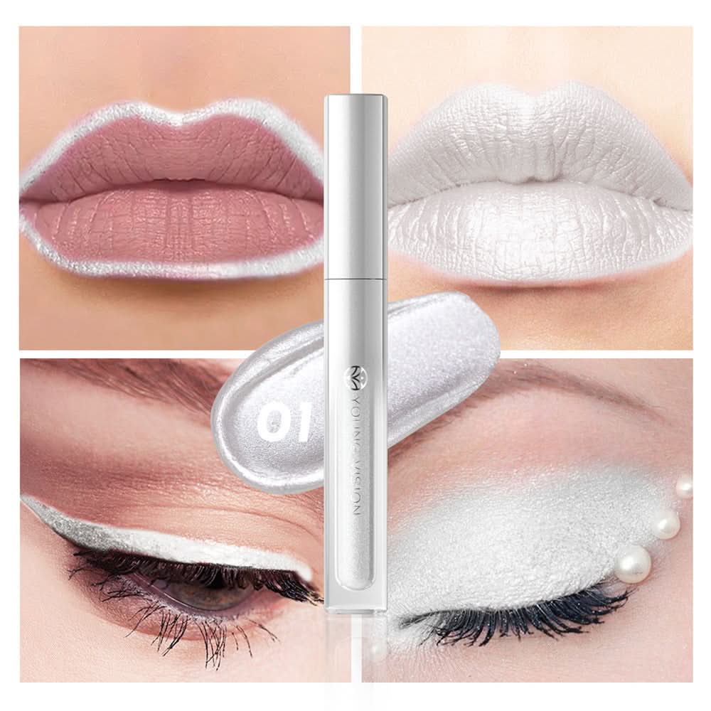 YOUNG VISION Diamond Lip Gloss – Non-Sticky, Multi-Use Pearlescent Makeup