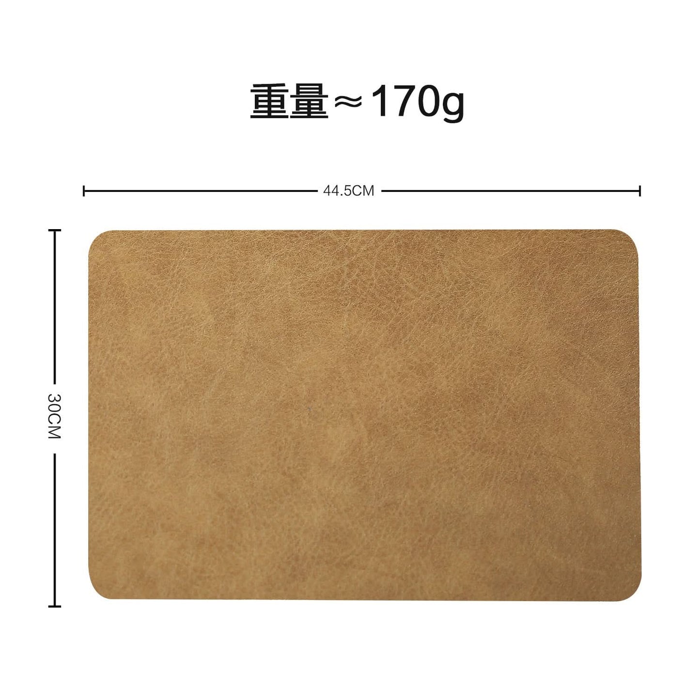 Nordic Style Leather Placemats & Coasters