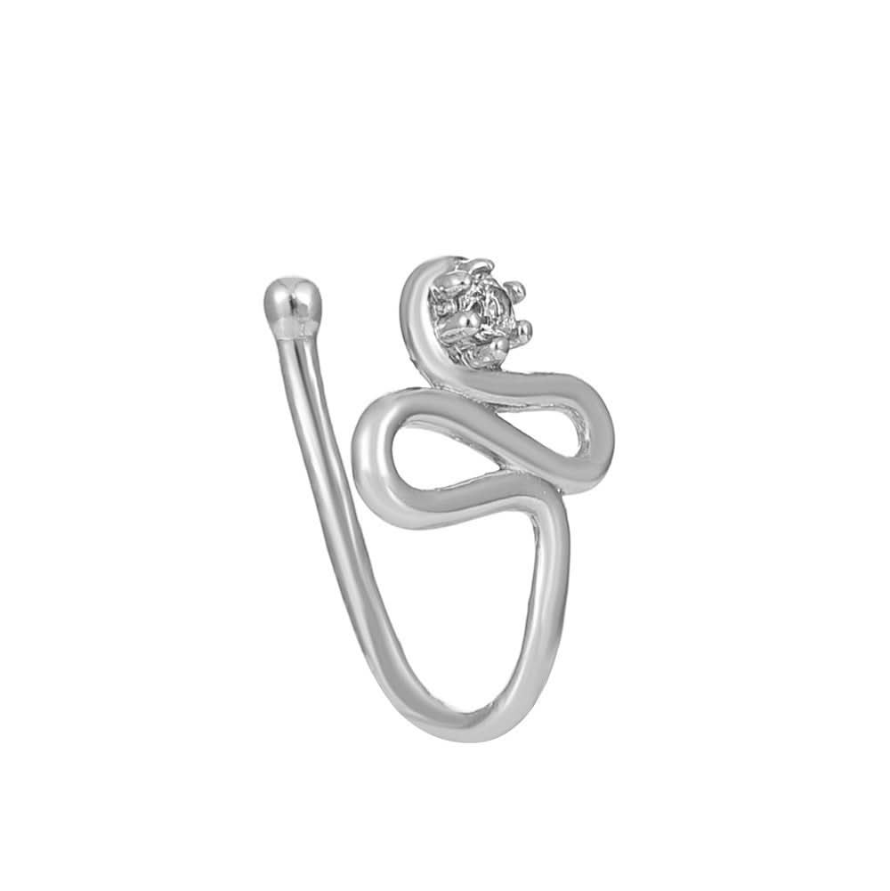 Unisex U-Shape Horn Nose Clip Piercing Jewelry