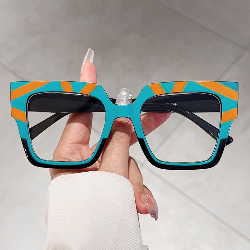 Square Frame Blue Light Blocking Glasses – Fashion Trend Eyewear for Adults