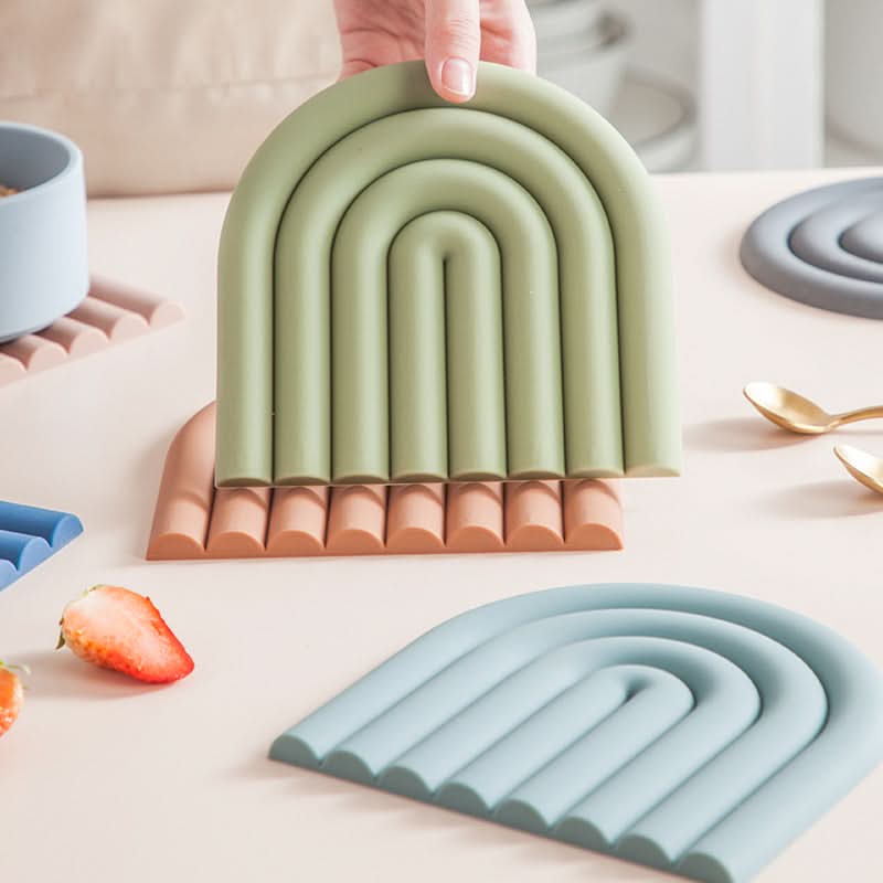 Rainbow Silicone Pot Mat & Insulation Pad