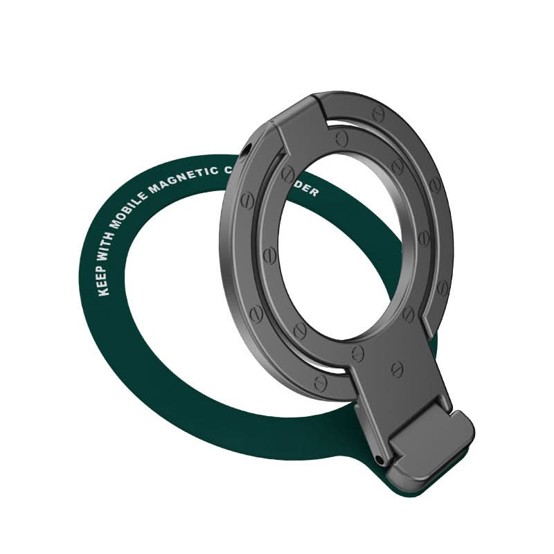 Ultra-Thin Magnetic Phone Stand – Adhesive Metal Ring Kickstand
