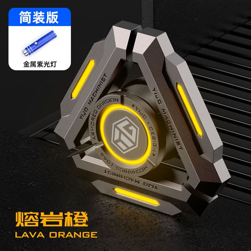 Luminous Finger Gyroscope – Limited Edition Metal Fidget Spinner, Zinc Alloy Decompression Toy
