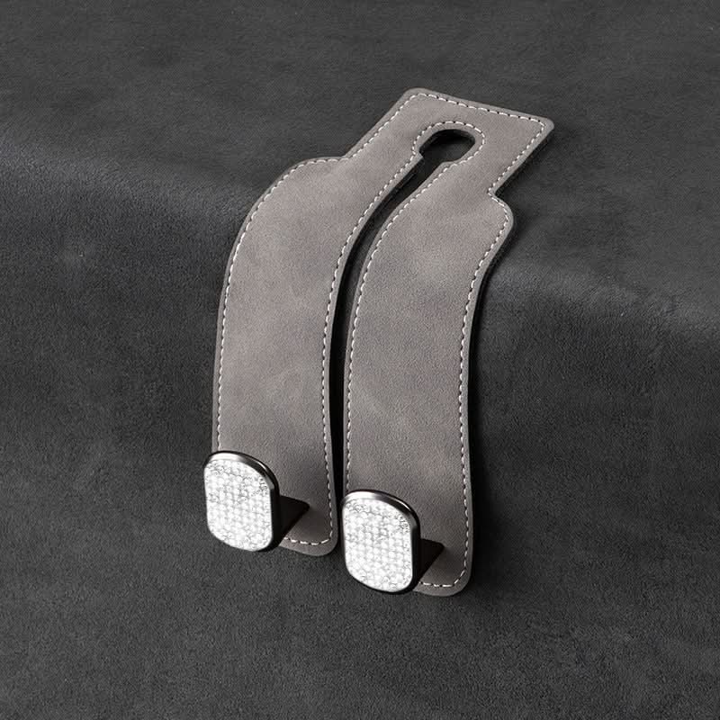 Suede Car Seat Hook for Storage