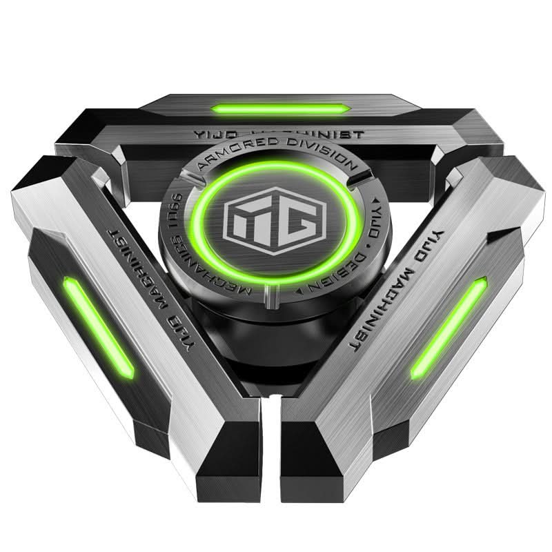 Luminous Finger Gyroscope – Limited Edition Metal Fidget Spinner, Zinc Alloy Decompression Toy