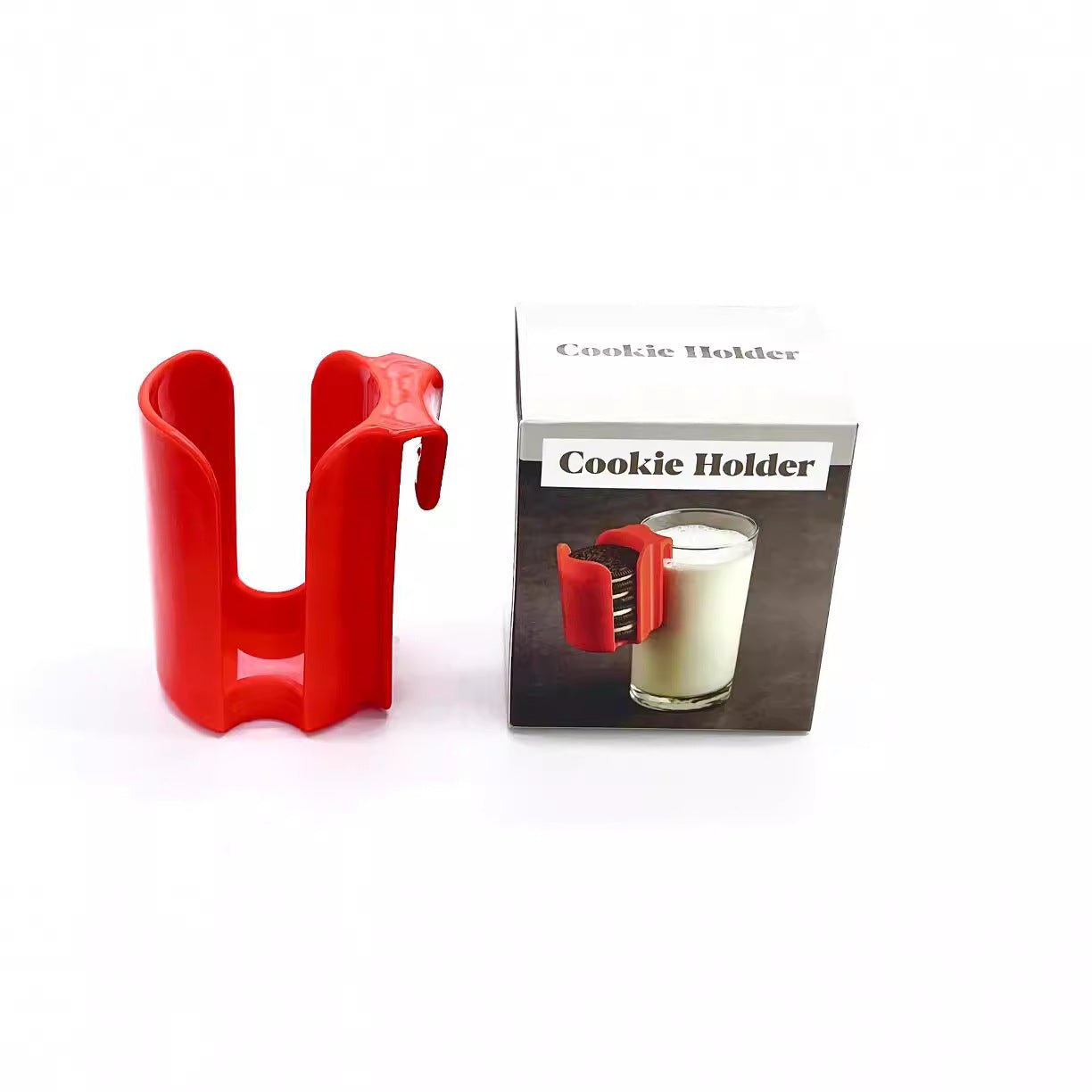 Creative Red Biscuit Rack – Plastic Cookie Holder & Storage Container