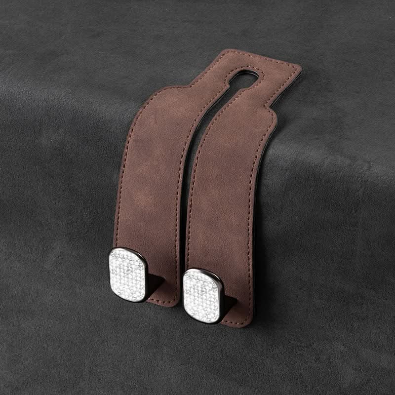 Suede Car Seat Hook for Storage