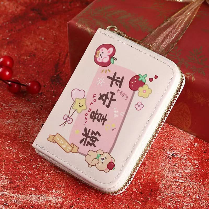 Korean-Style Accordion Card Holder – Wallet for Girls