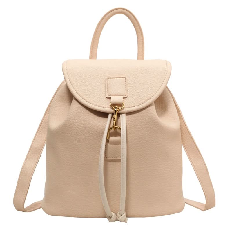 Women's Stylish PU Leather Backpack – Travel & School Bag