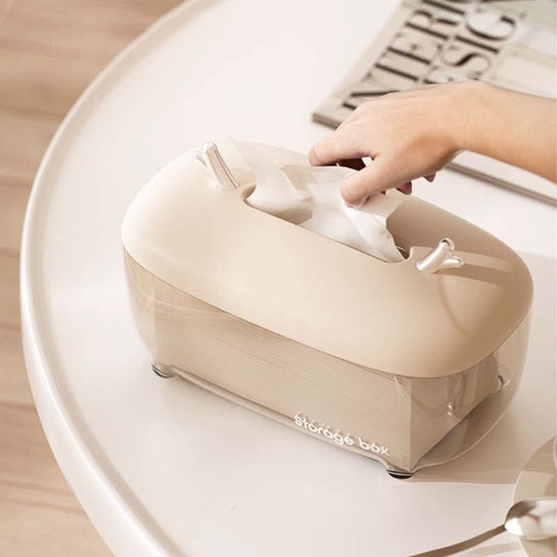 Luxury Multi-Functional Tissue Box – With Remote Control Storage