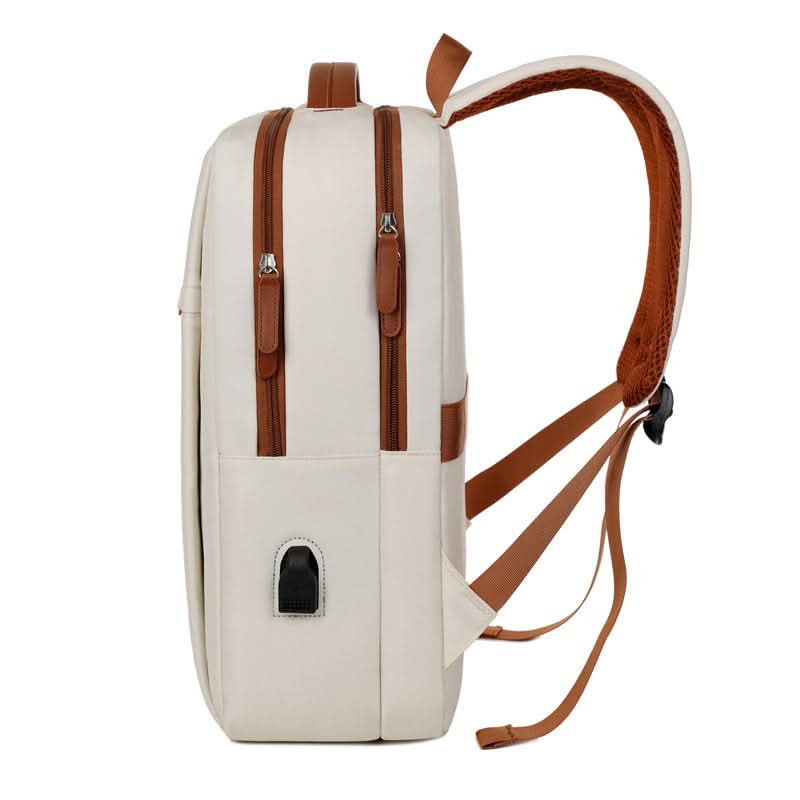 Women's Large-Capacity USB Travel Backpack