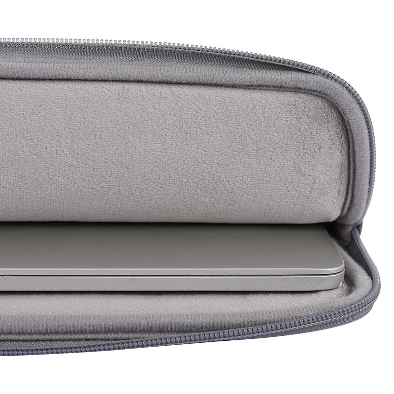 Vintage Laptop Sleeve – PU Case with Dual Zipper Compartments for 11–15" Devices