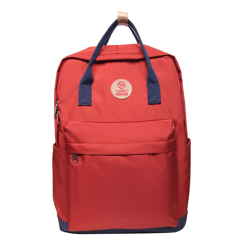 Girls' Large Capacity School Backpack – Nylon Bag for High School