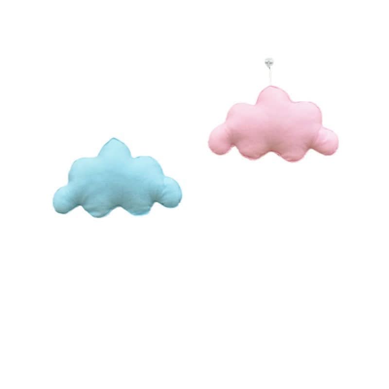 Whimsical Cloud Hanging Décor – 3D Soft Felt Nursery & Kids’ Room Pendant