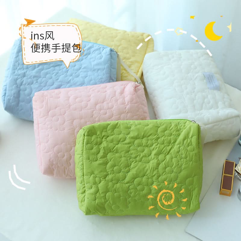 Medium Rectangular Cosmetic Bag for Travel