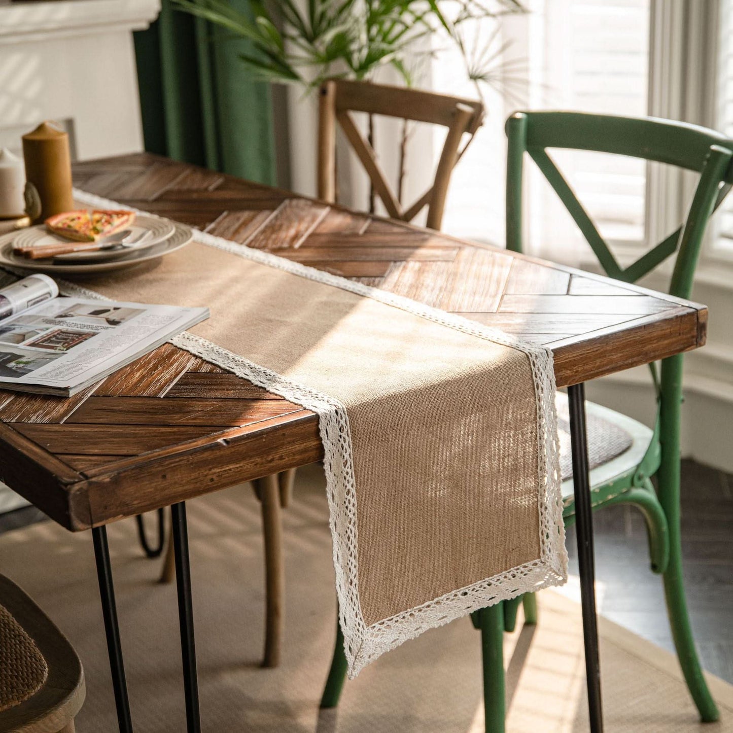 Table Runner – Natural Jute Woven
