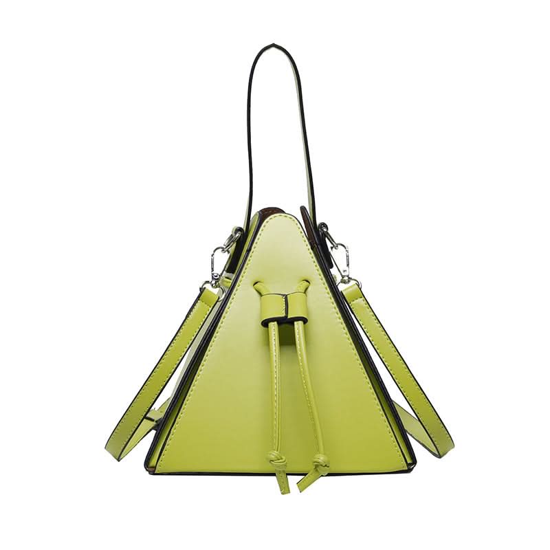 Macaron Color Triangle Shoulder Bag for Women