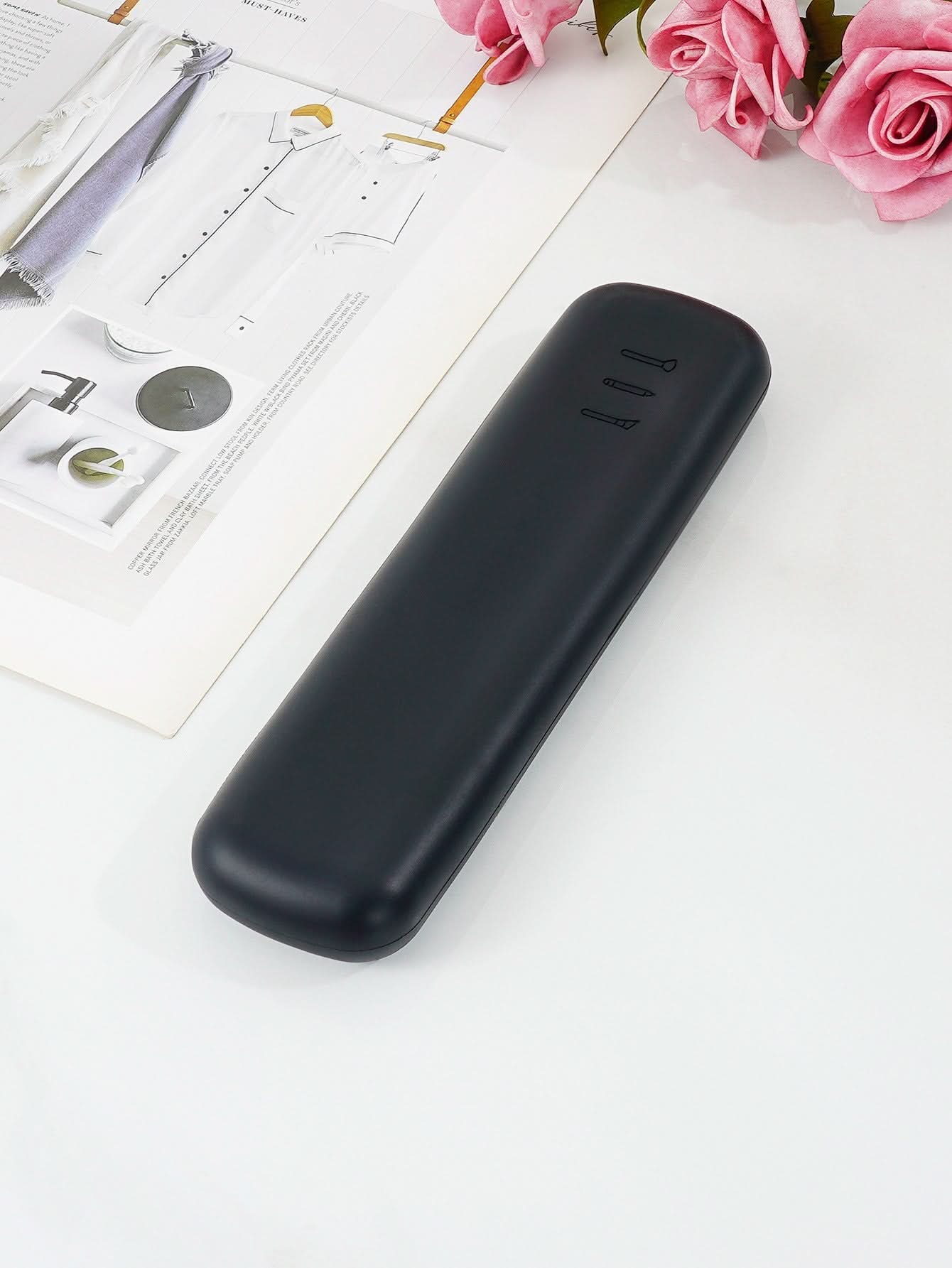 Silicone Makeup Brush & Eyebrow Pencil Storage Box – Portable & Dustproof Organizer