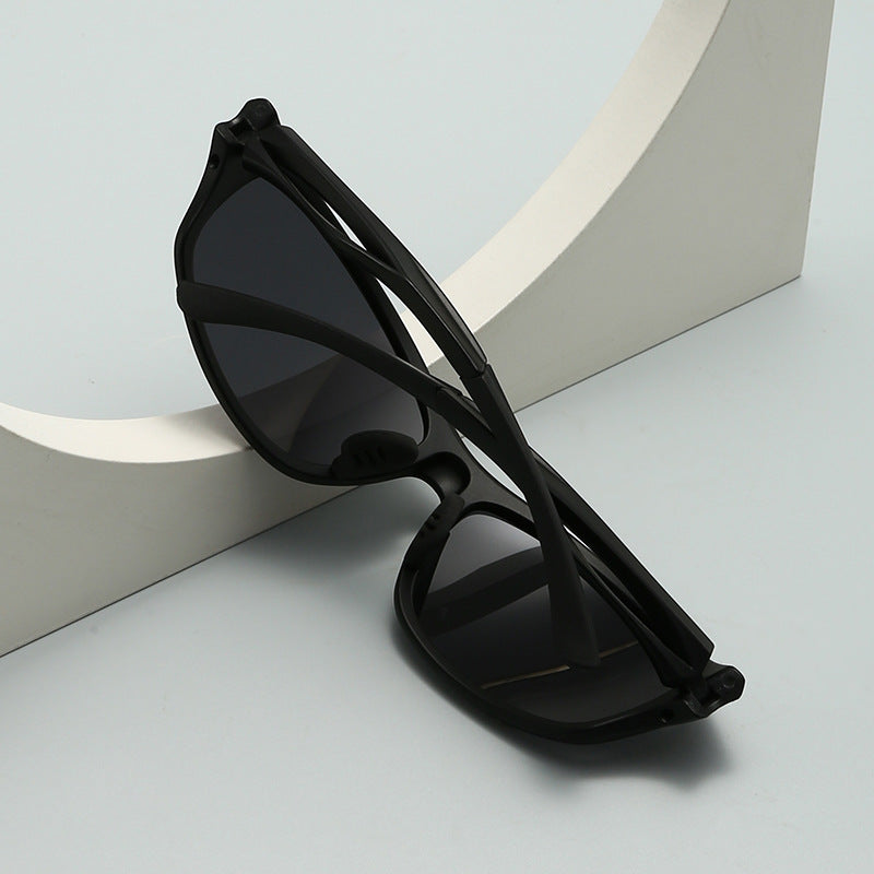 [Solarix] Silver Wraparound Sunglasses